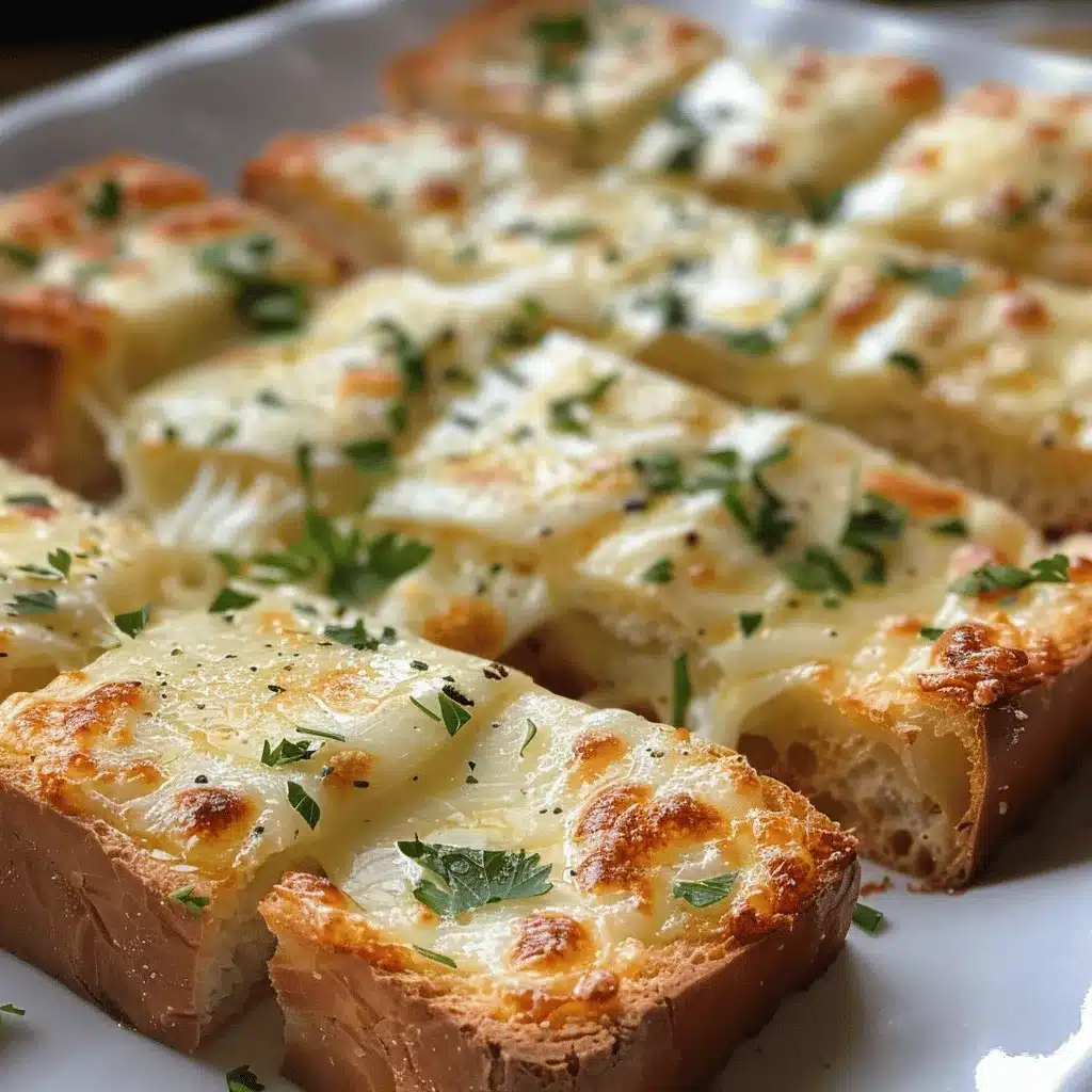 cheesy garlic bread preparation steps