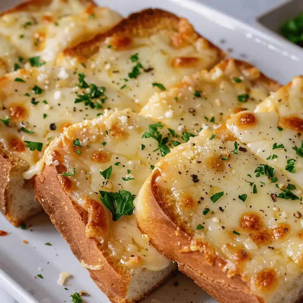 cheesy garlic bread - featured image