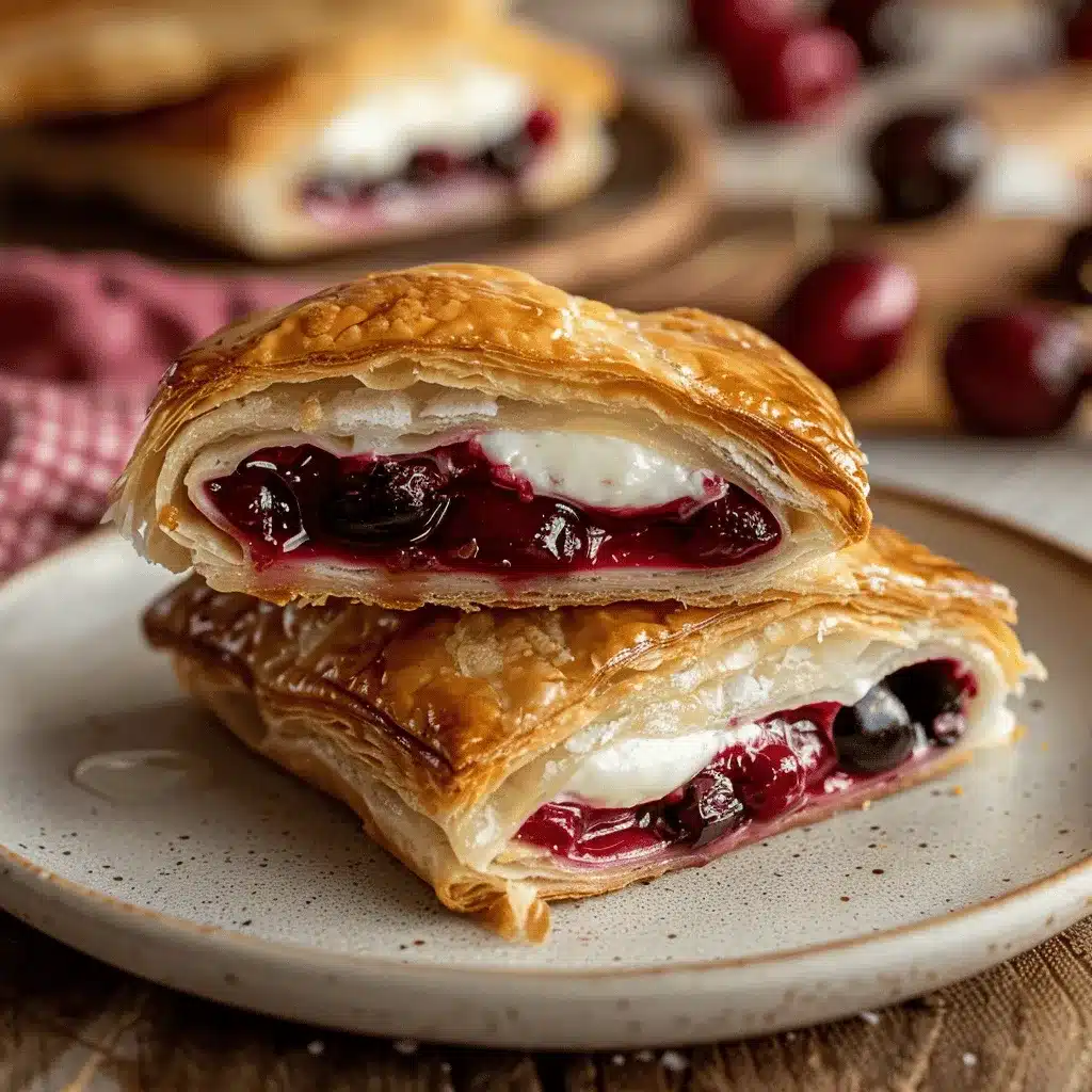 cherry cheese danish recipe preparation steps