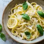 creamy lemon ricotta pasta - featured image