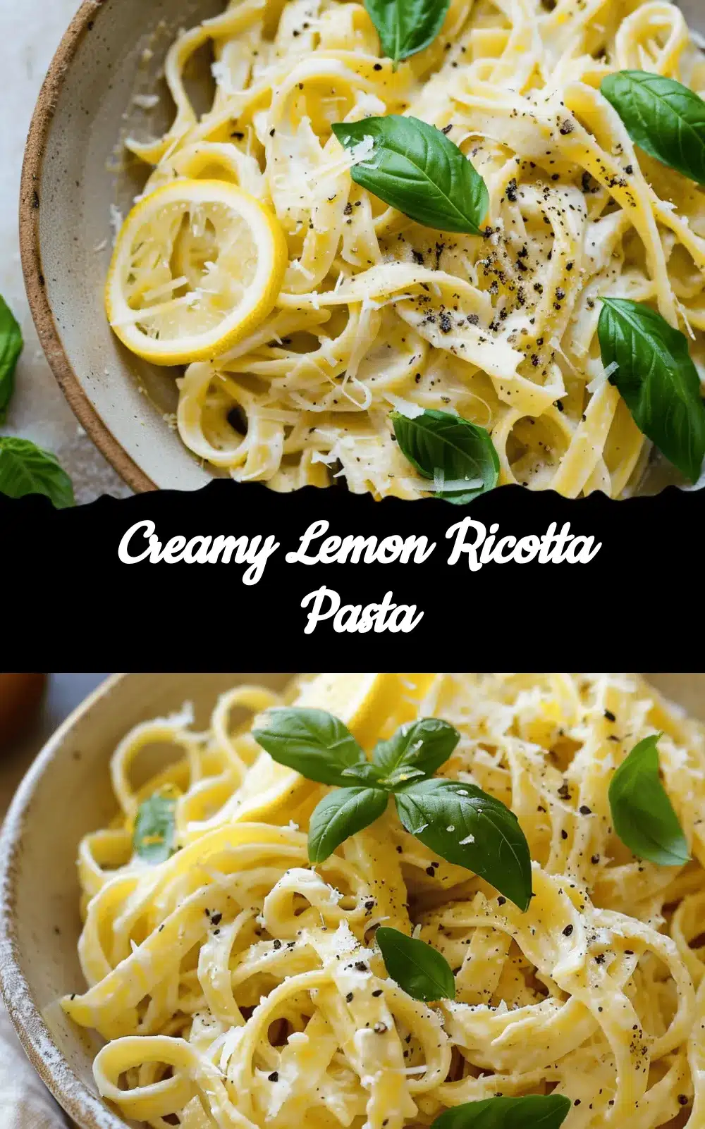 creamy lemon ricotta pasta recipe