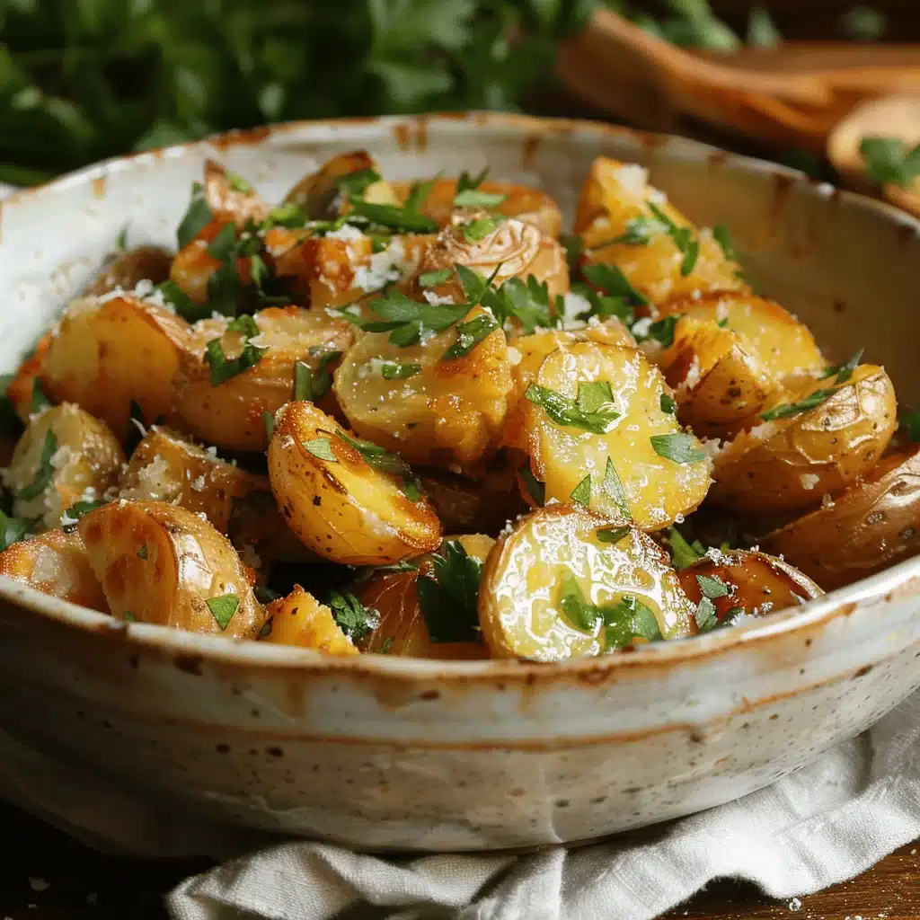 crispy smashed potato salad - featured image