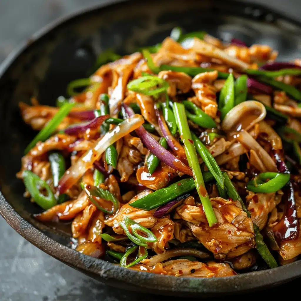 Easy Moo Shu Chicken preparation steps