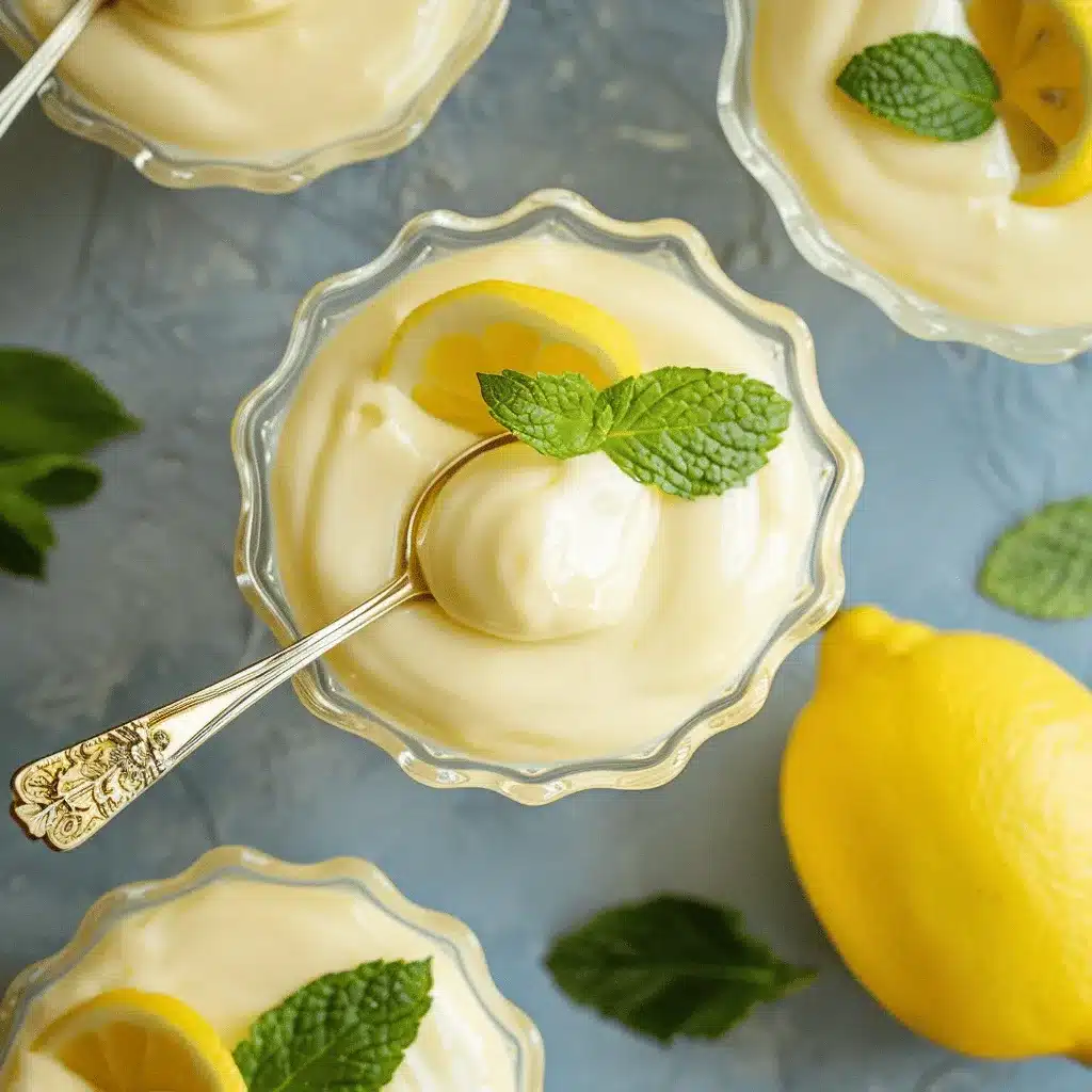 English lemon posset preparation steps