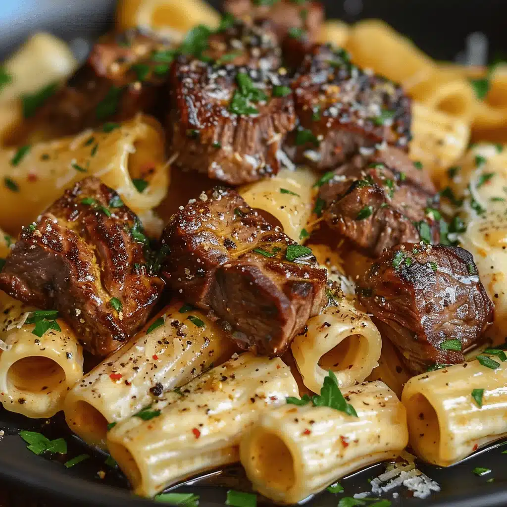 garlic butter steak tips - featured image