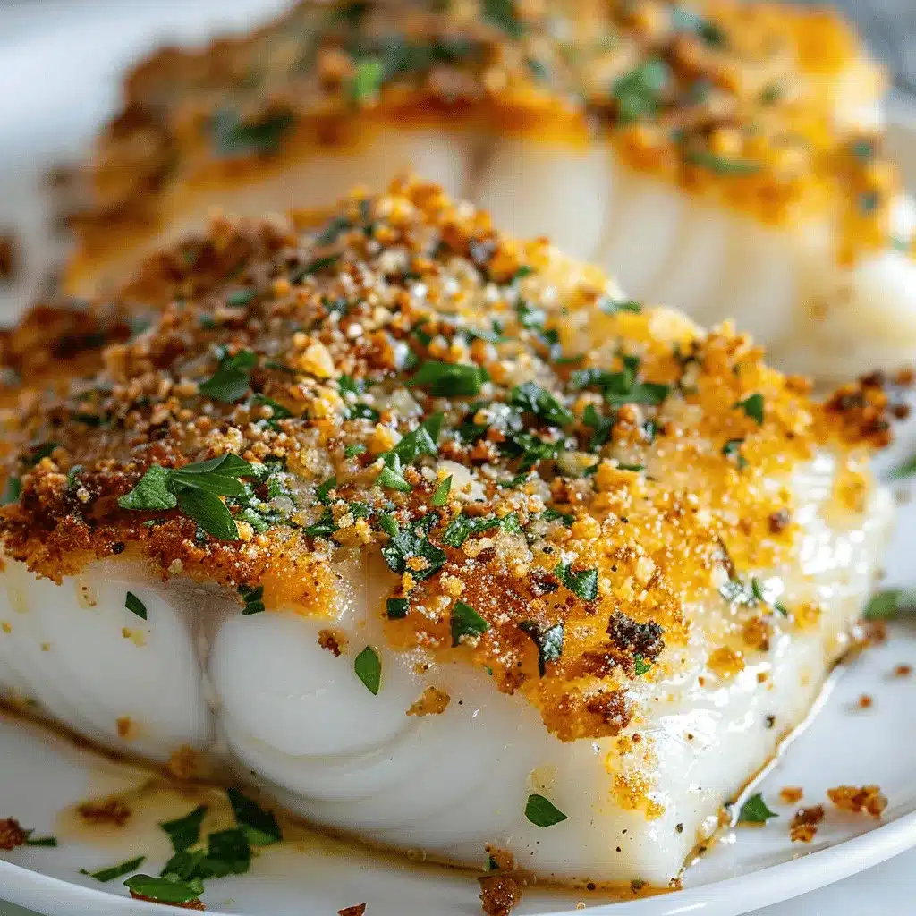 garlic parmesan crusted halibut preparation steps