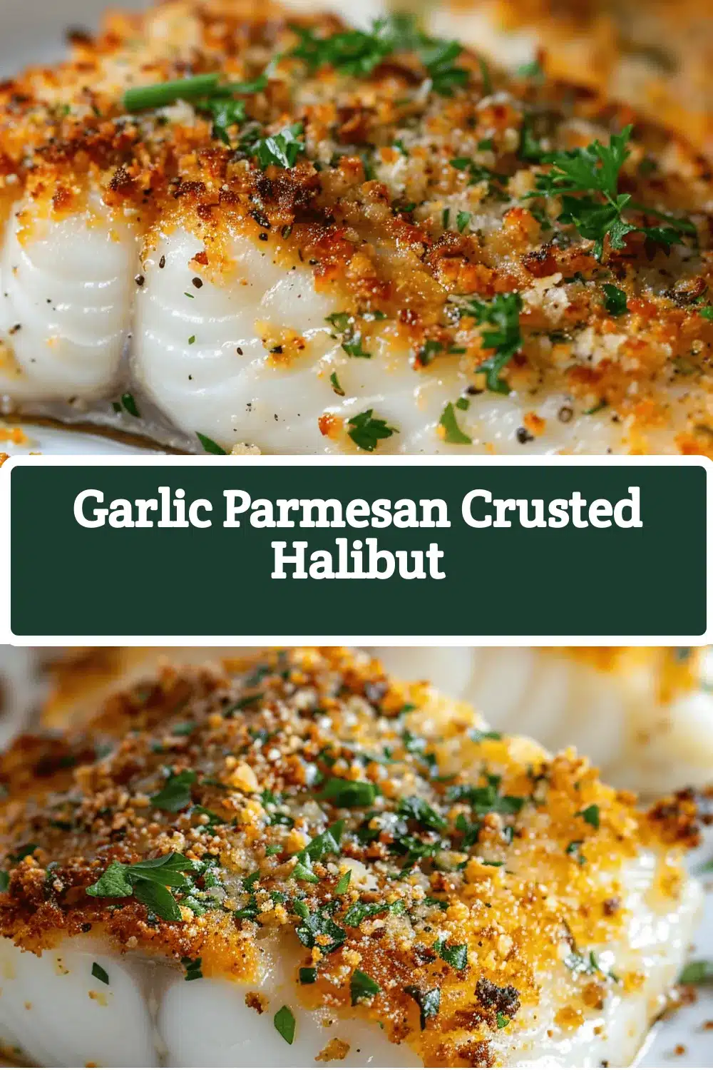 garlic parmesan crusted halibut recipe