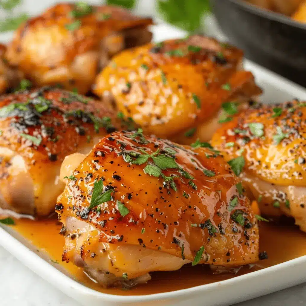 oven baked chicken thighs preparation steps