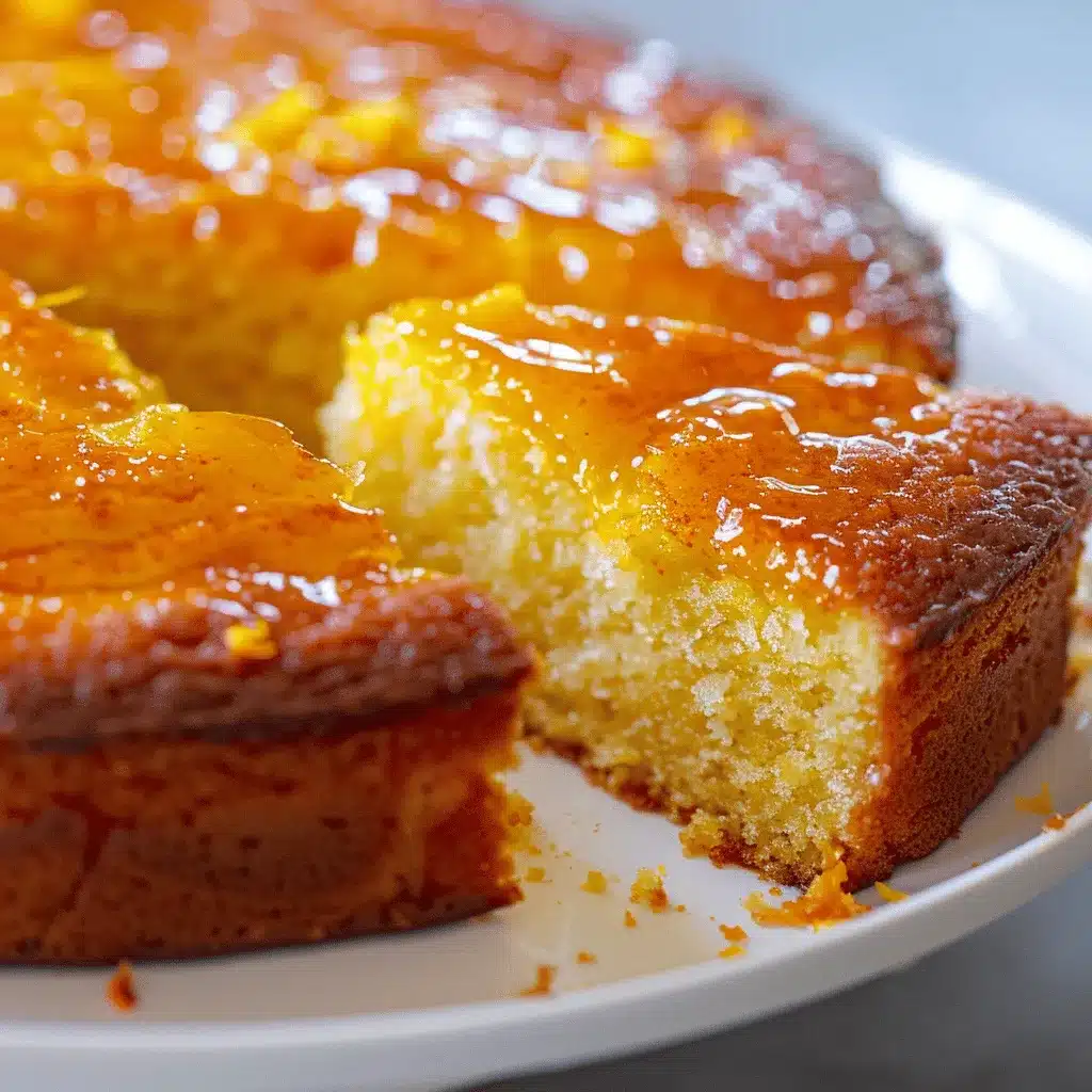 Persian orange cake preparation steps