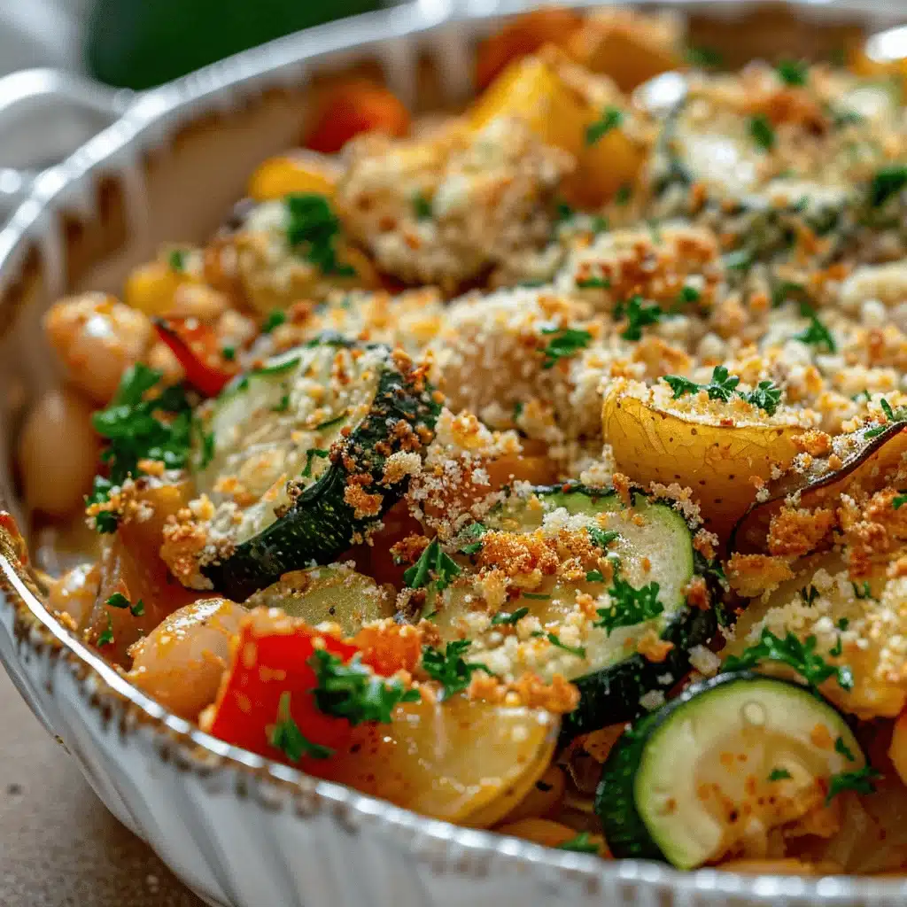 Rustic Italian Vegetable Bake - featured image