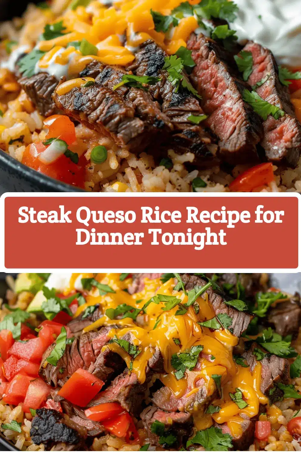 steak queso rice recipe