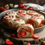 Strawberry Cheesecake Cinnabon Rolls - featured image
