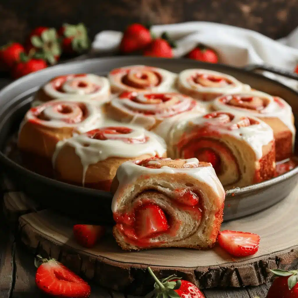Strawberry Cheesecake Cinnabon Rolls - featured image