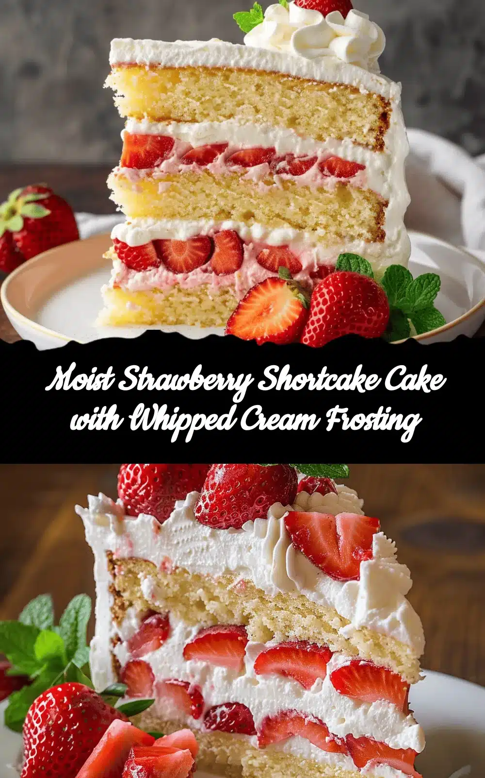 strawberry shortcake cake recipe