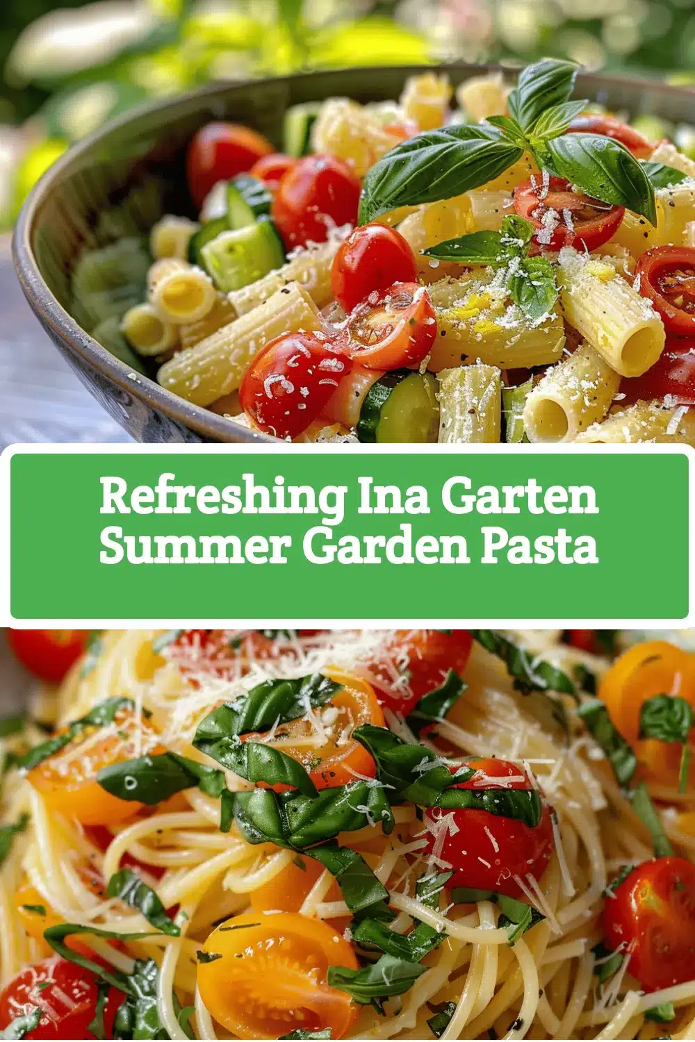 summer garden pasta recipe