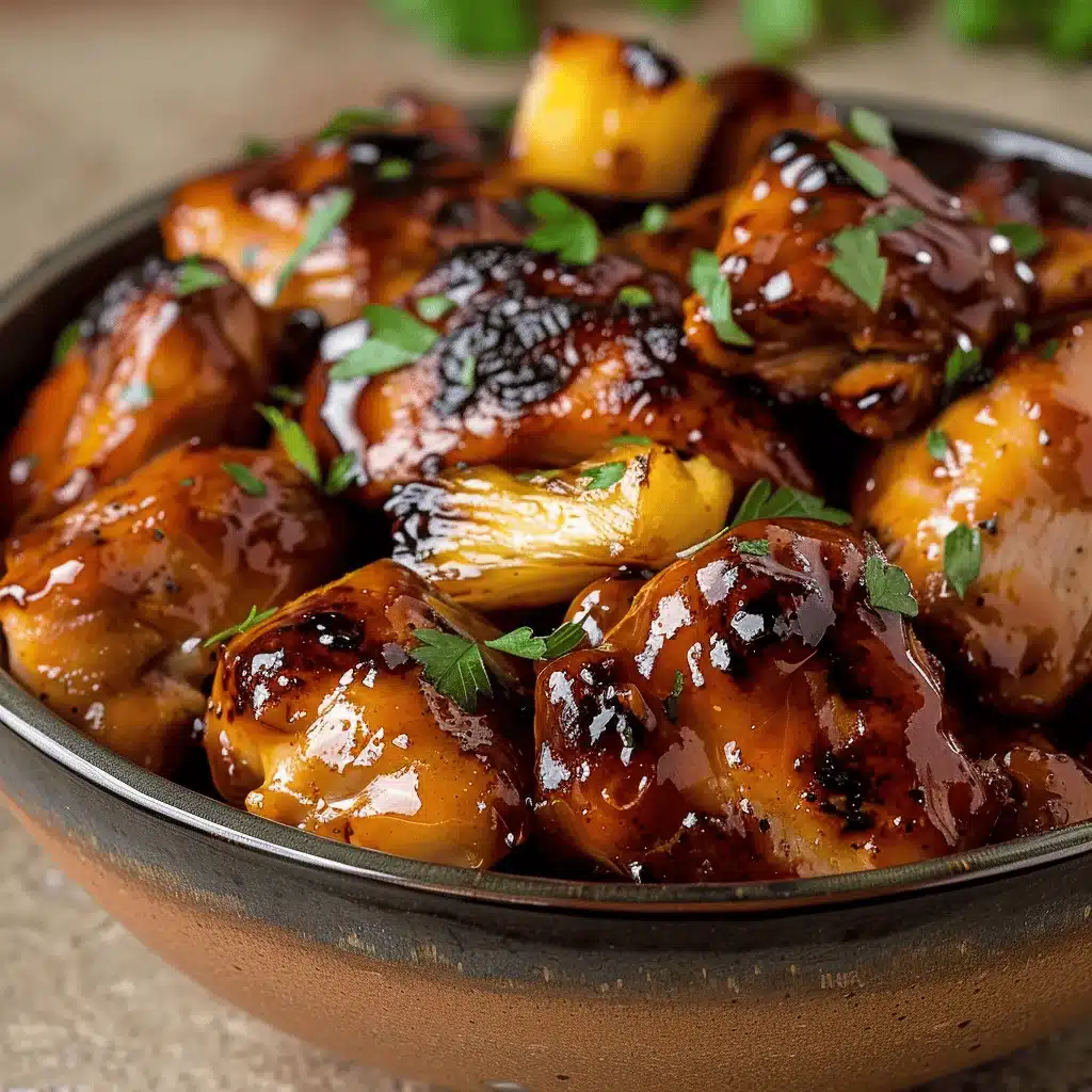 sweet hawaiian crockpot chicken - featured image