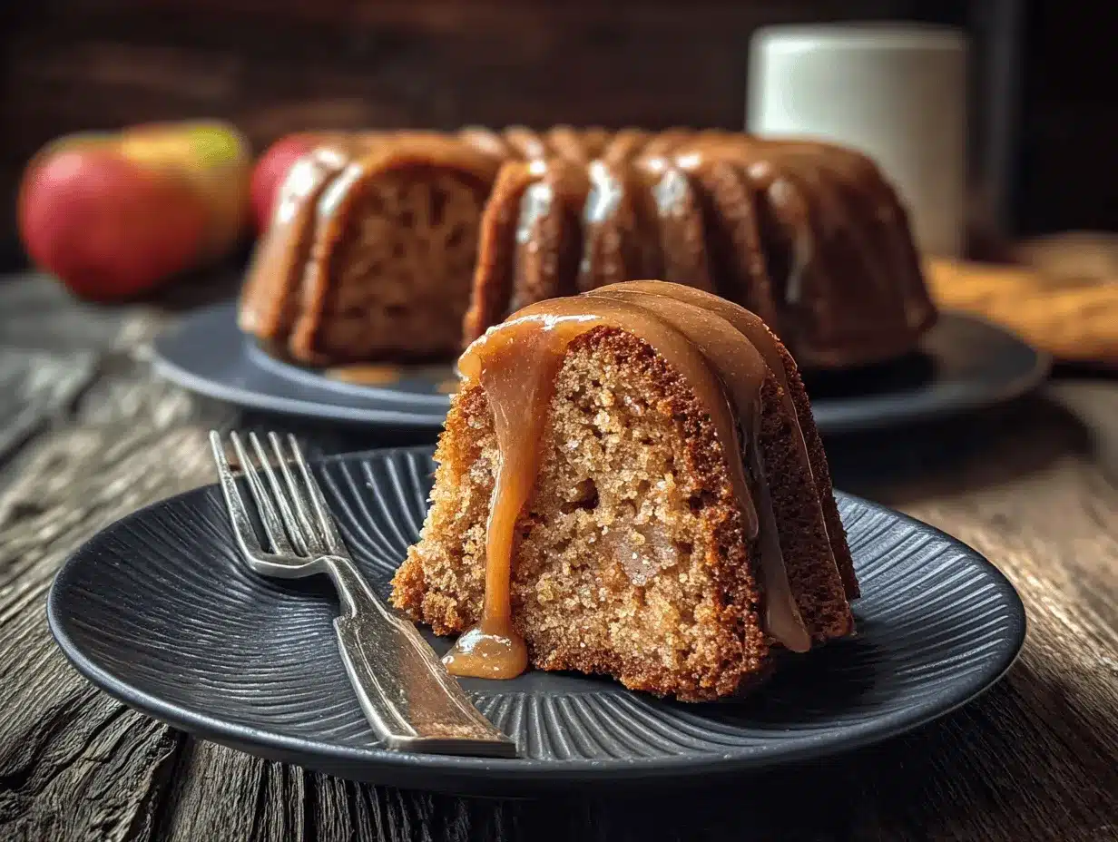 apple bundt cake preparation steps