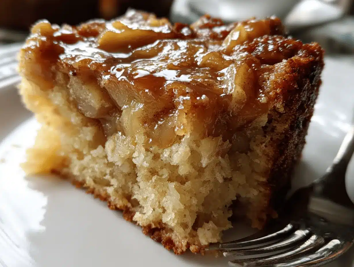 apple cake recipe preparation steps