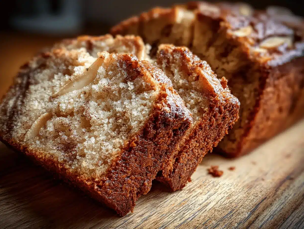 apple cinnamon loaf preparation steps
