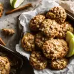apple cinnamon oatmeal cookies - featured image