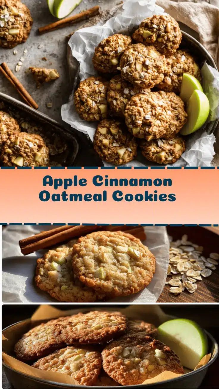 apple cinnamon oatmeal cookies recipe