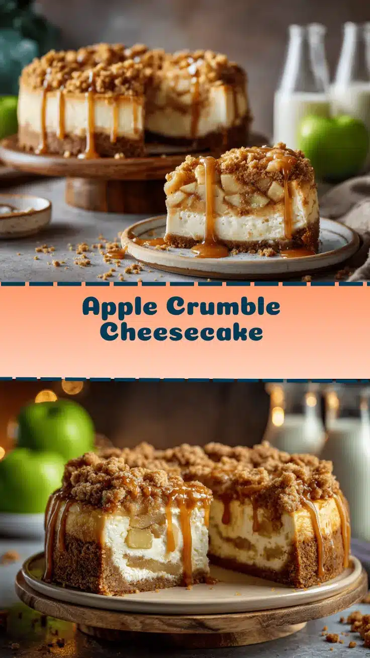 apple crumble cheesecake recipe