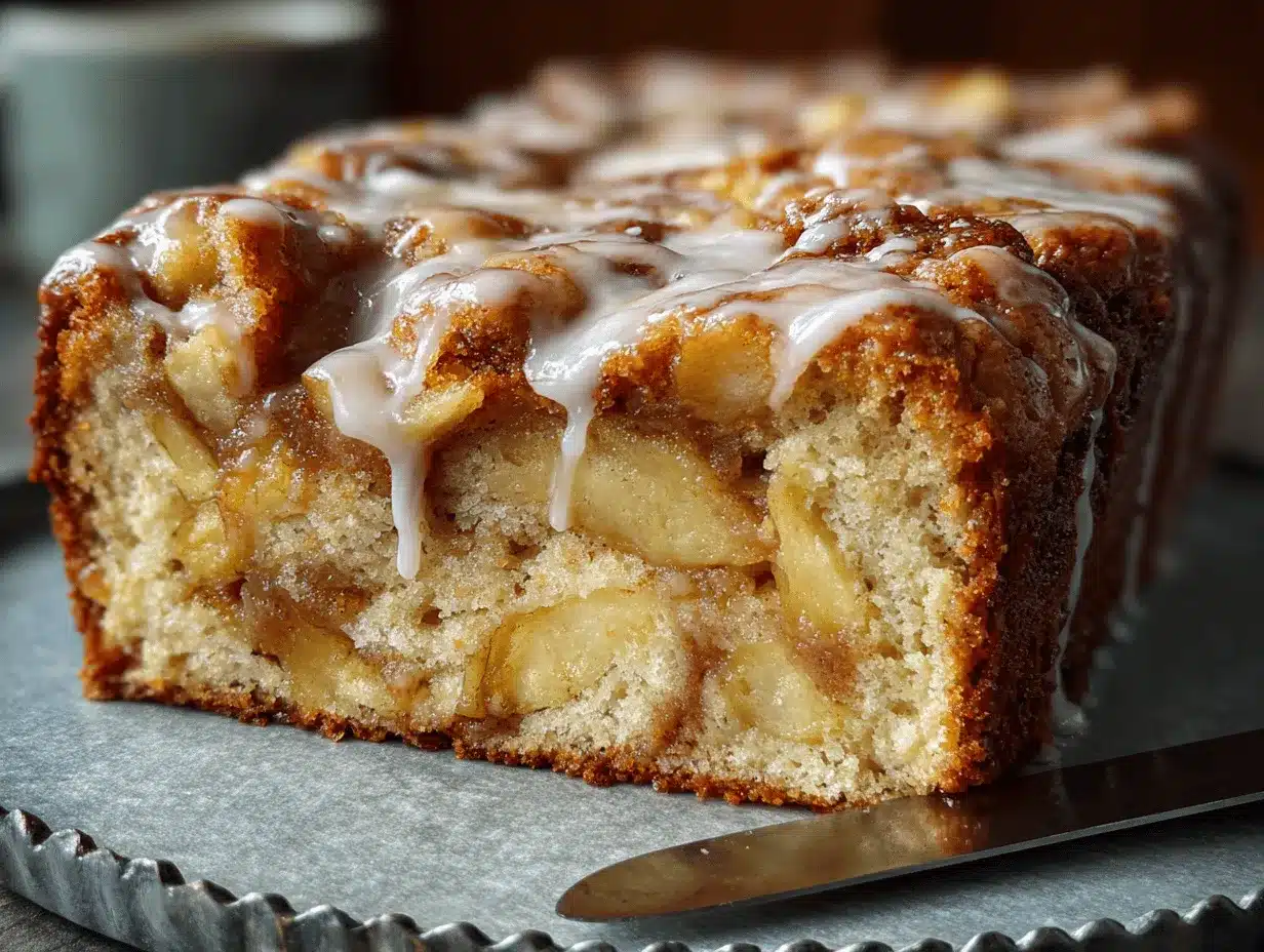 apple fritter cake preparation steps