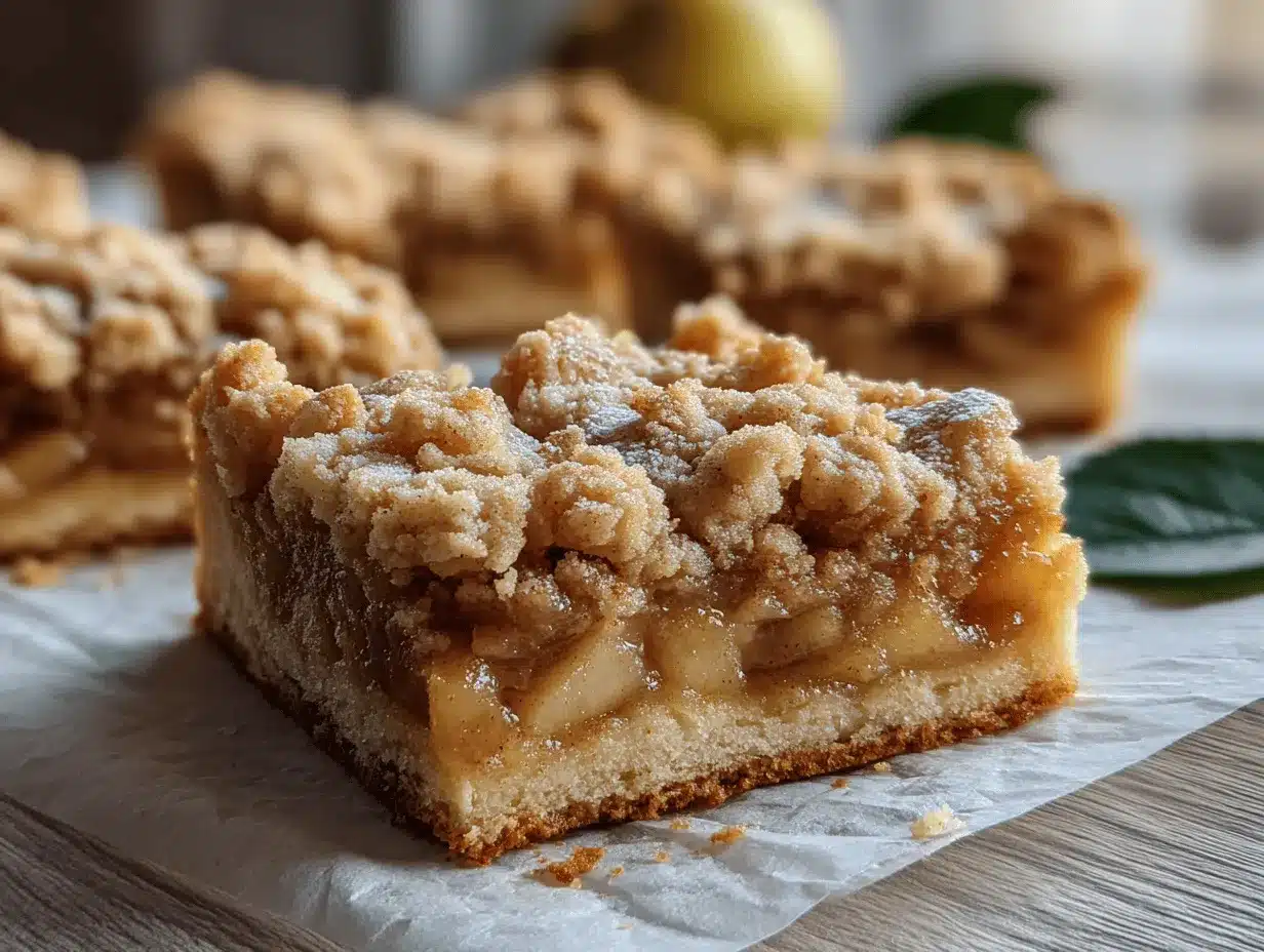 Apple Pie Bars preparation steps