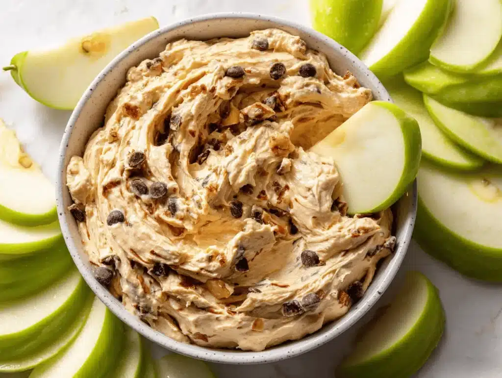 apple toffee dip - featured image