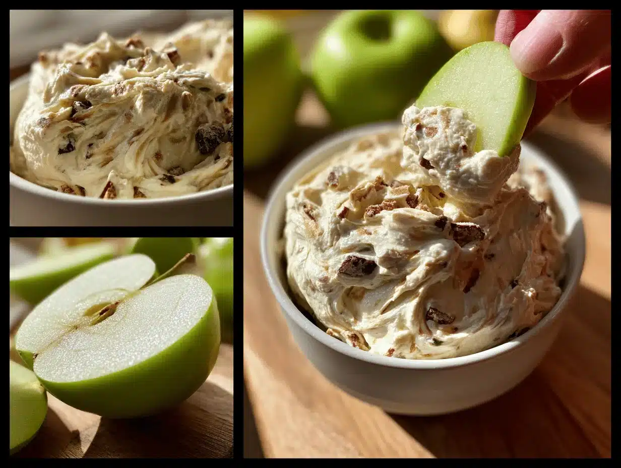 apple toffee dip preparation steps