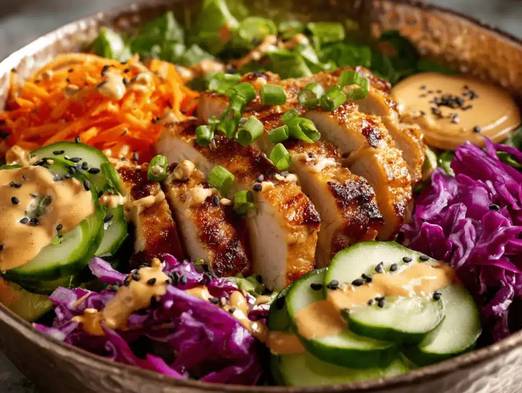 Bang Bang Chicken Bowl - featured image