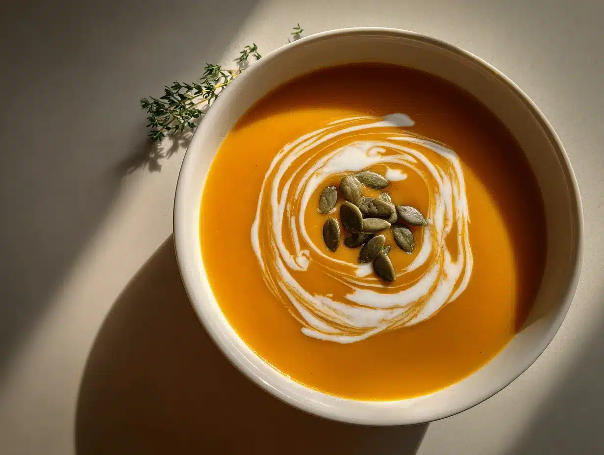 butternut squash and apple soup preparation steps