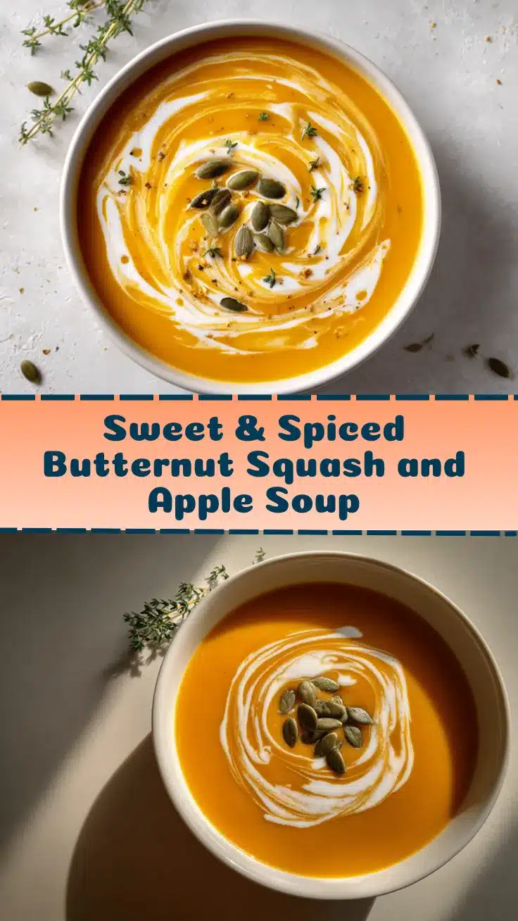 butternut squash and apple soup recipe