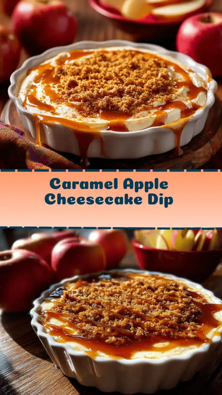 caramel apple cheesecake dip recipe