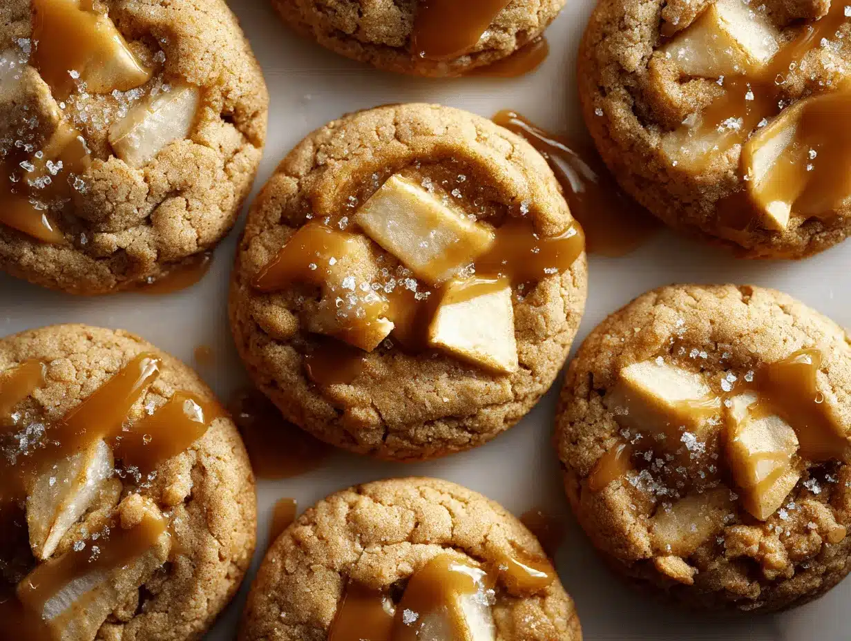 caramel apple cookies preparation steps
