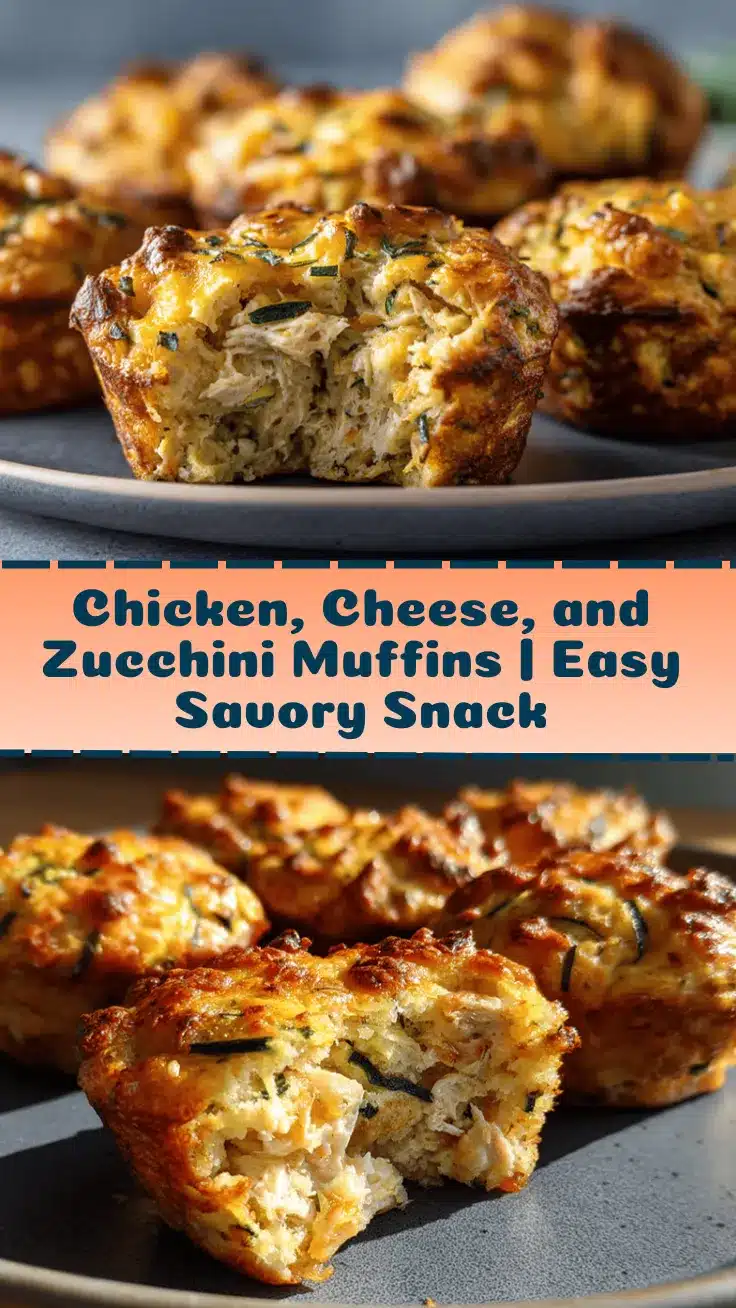 chicken cheese zucchini muffins recipe