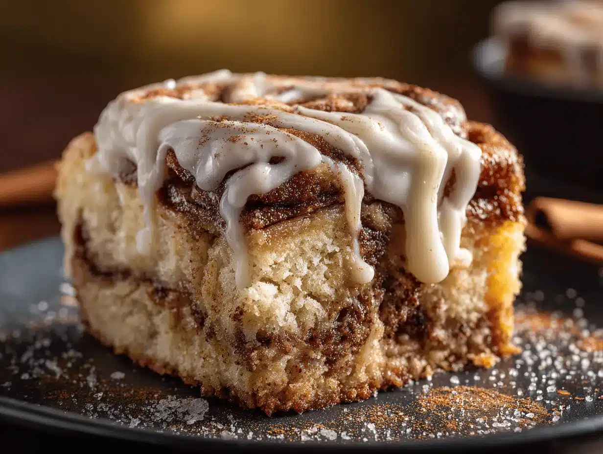 Cinnamon Roll Bliss Bars preparation steps