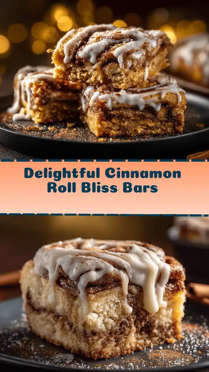 Cinnamon Roll Bliss Bars recipe