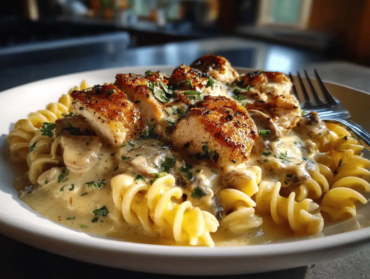 creamy garlic Parmesan chicken preparation steps