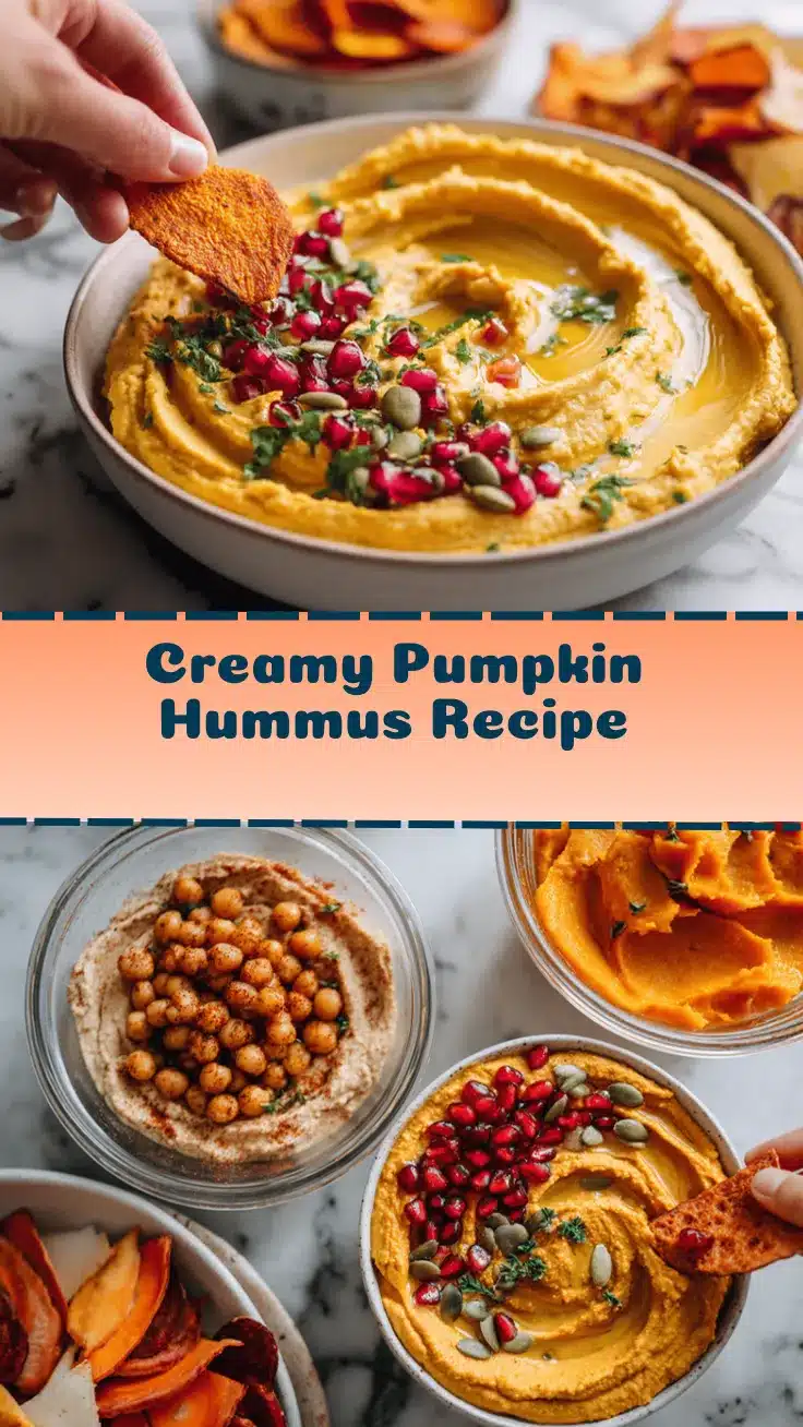 creamy pumpkin hummus recipe