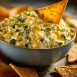 easy corn dip recipe - featured image