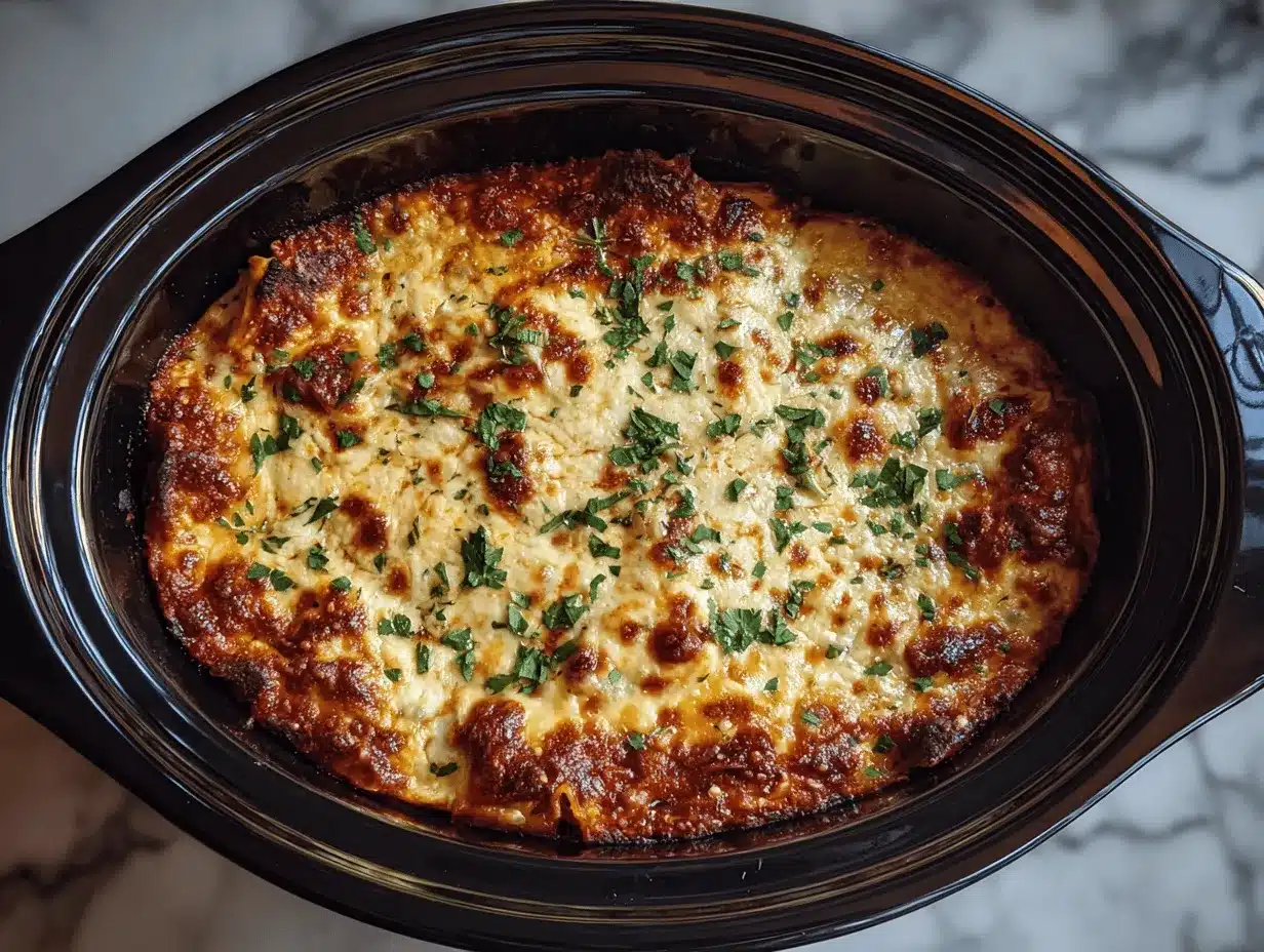 easy crockpot lasagna preparation steps