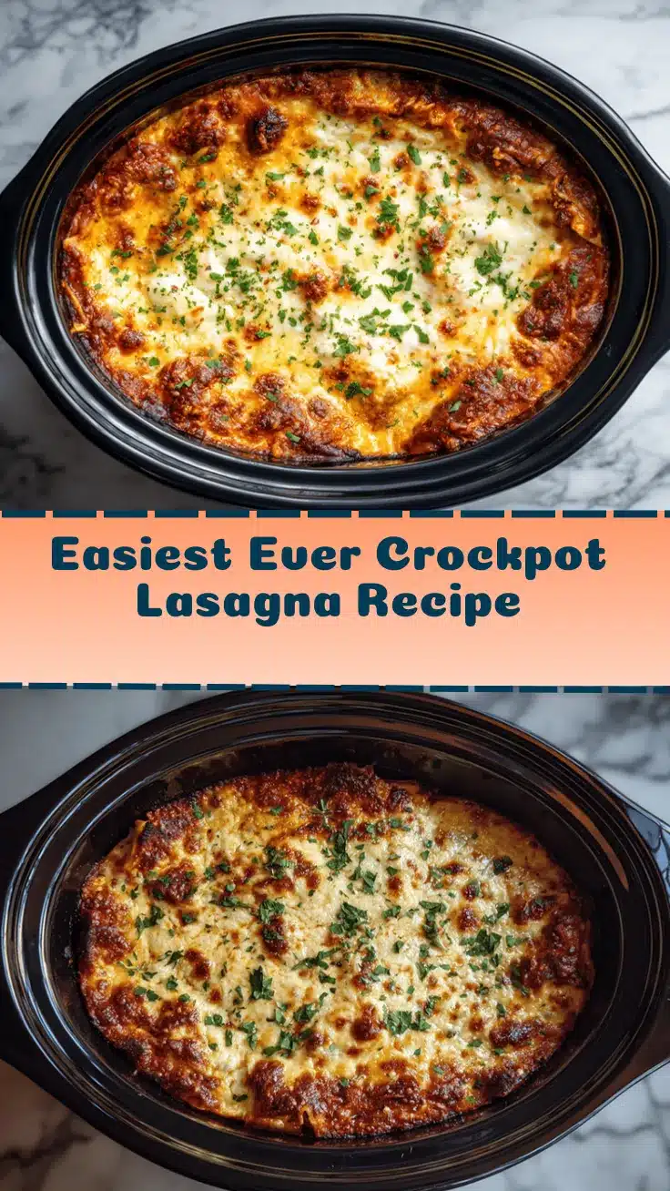 easy crockpot lasagna recipe