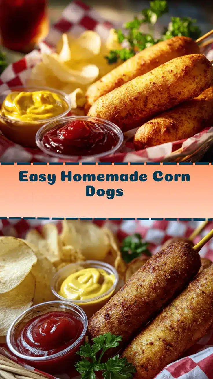 easy homemade corn dogs recipe