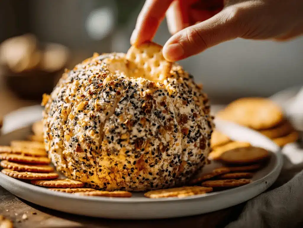 Everything Bagel Cheeseball - featured image