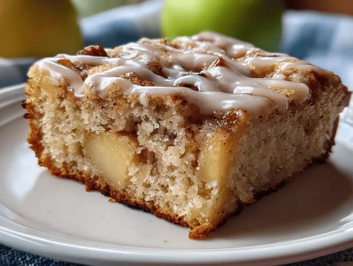 German apple cake preparation steps