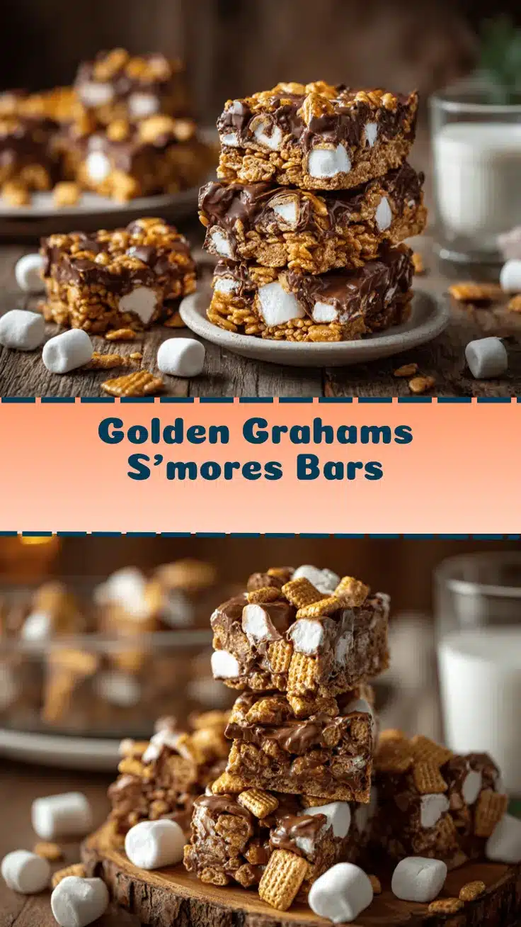 Golden Grahams S’mores Bars recipe