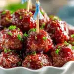 grape jelly meatballs - featured image