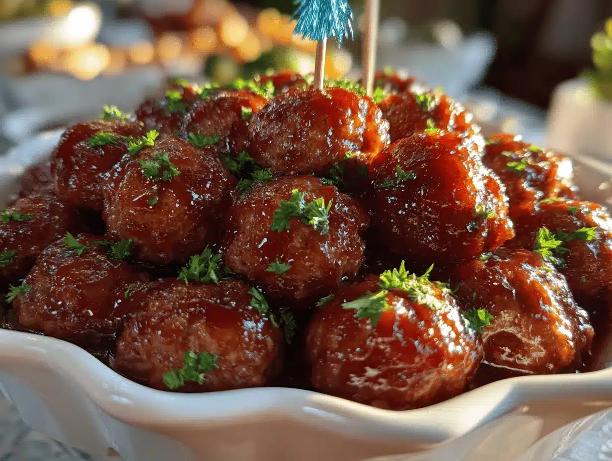 grape jelly meatballs preparation steps