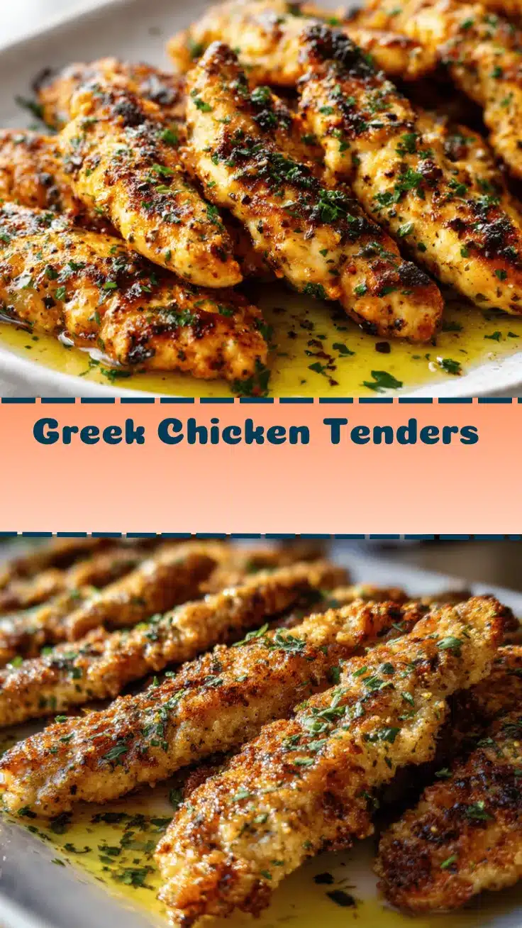 Greek chicken tenders recipe
